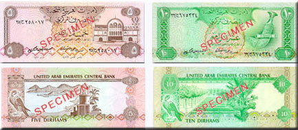 Dubai Currency United Arab Emirates